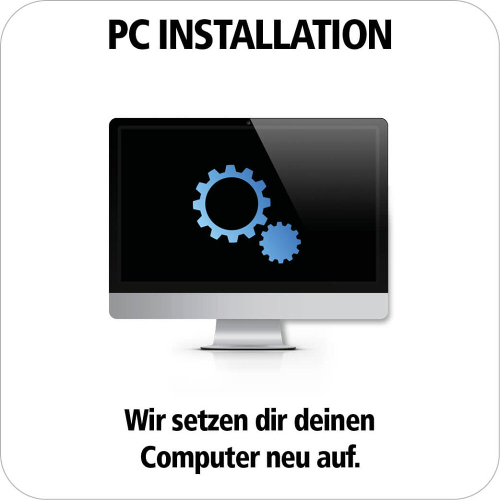 Computer Installation - Wir helfen Ihnen vor Ort